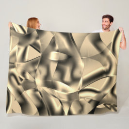 Khaki- oder Beige-Gebärde in kräftigen Tönen Fleecedecke