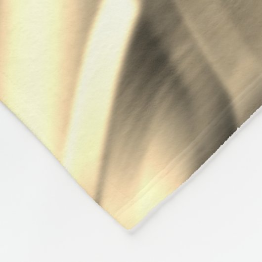 Khaki- oder Beige-Gebärde in kräftigen Tönen Fleecedecke (Ecke)