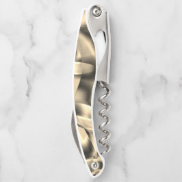 Khaki- oder Beige-Gebärde in kräftigen Tönen Kellnermesser