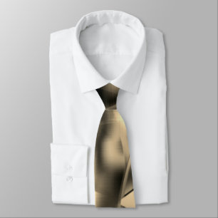 Khaki- oder Beige-Gebärde in kräftigen Tönen Krawatte