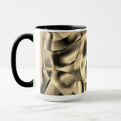 Khaki- oder Beige-Gebärde in kräftigen Tönen Tasse (Links)