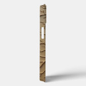 Khaki-Organisches geprägtes Muster iPhone-Hülle Case-Mate iPhone Hülle (Rückseite / Rechts)