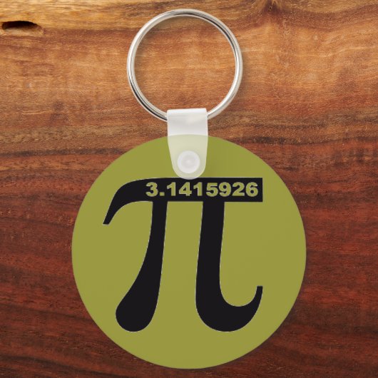 Khaki Pi Schlüsselanhänger (Vorderseite)
