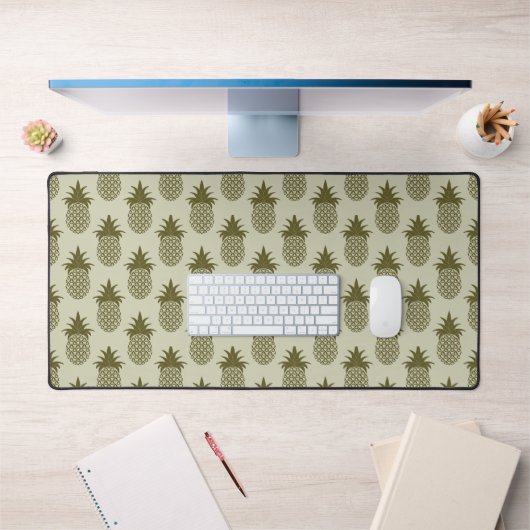 Khaki Pineapple Pattern Schreibtischunterlage (Büro 1)