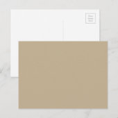 Khaki Postkarte (Vorne/Hinten)