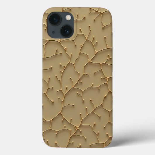 Khaki-Riss-Textur-modernes iPhone-Case Case-Mate iPhone Hülle (Rückseite)