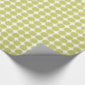 Khaki Safari Dot Geschenkpapier (Ecke)