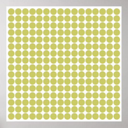 Khaki Safari Dot Poster (Vorne)