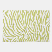 Khaki Safari Zebra Handtuch (Horizontal)