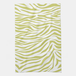 Khaki Safari Zebra Handtuch
