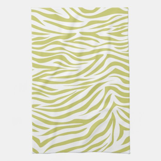 Khaki Safari Zebra Handtuch (Vertikal)