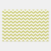 Khaki Safari Zickzack mit Pop Art Giraffe Geschenkpapier Set (Vorderseite 2)