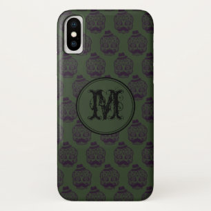 Khaki Skull Halloween Personalisiert Monogram Case-Mate iPhone Hülle