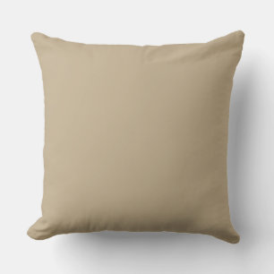Khaki Solid Color Background Kissen