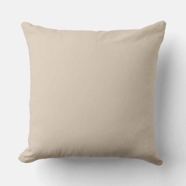 Khaki Solid Color, Cushion, Modern, Simple, Elegan Kissen (Vorderseite)