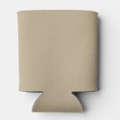 Khaki Solid Color Dosenkühler (Rückseite)