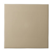 Khaki Solid Color Fliese (Vorderseite)