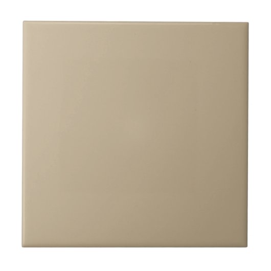 Khaki Solid Color Fliese (Vorderseite)