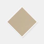 Khaki Standard Cocktail Paper Napkin Serviette (Ecke)