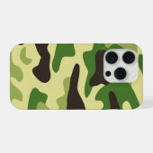Khaki-Tarnmuster iPhone Hülle (Rückseite (Horizontal))