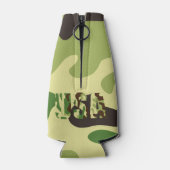 Khaki-Tarnschild Flaschenkühler (Rückseite)