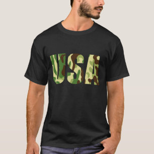 Khaki-Tarnschild T-Shirt