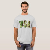 Khaki-Tarnschild T-Shirt (Vorne ganz)