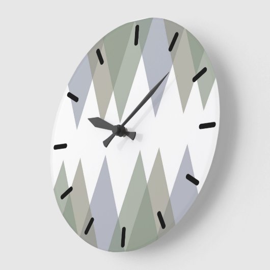 Khaki triangles große wanduhr (Winkel)