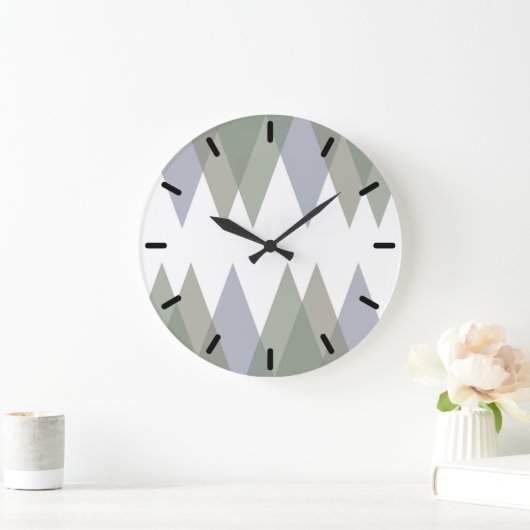 Khaki triangles große wanduhr (Zuhause)