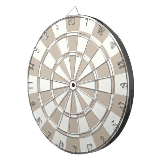 Khaki und White Dartscheibe (Vorderseite rechts)