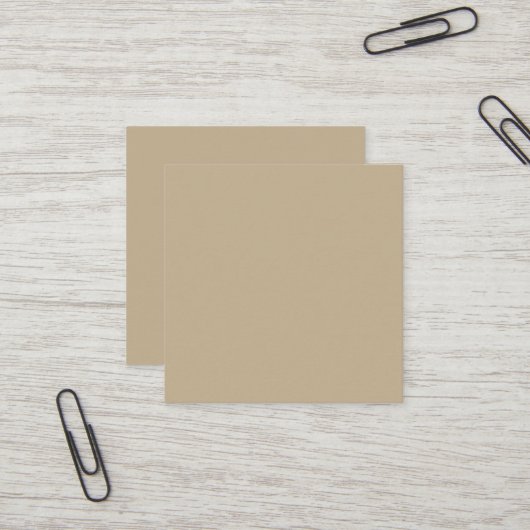 Khaki Visitenkarte (Vorderseite/Rückseite Beispiel)