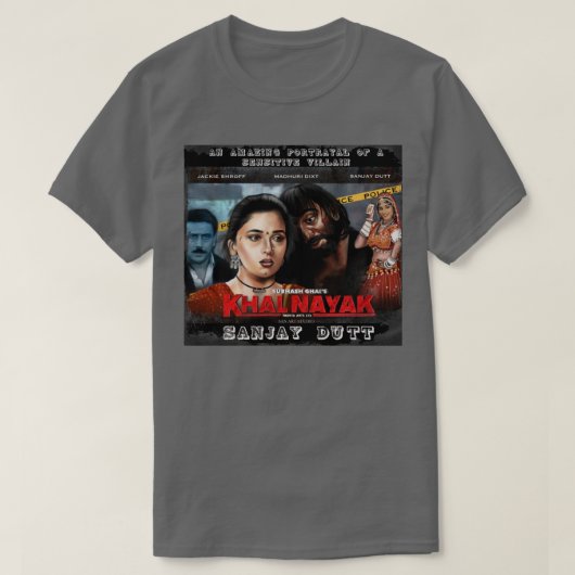Khal Nayak Gemälde T-Shirt (Design vorne)