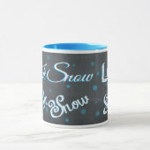 Khalbrett, schneit, schneit, schneit, schneit. tasse (Zentrum)