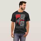 Khalid Abdul Muhammad Zitat T-Shirt (Vorne ganz)