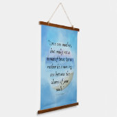Khalil Gibran Liebe Zitat Wall Art Tapestes Wandteppich Mit Holzrahmen (Gewinkelt)