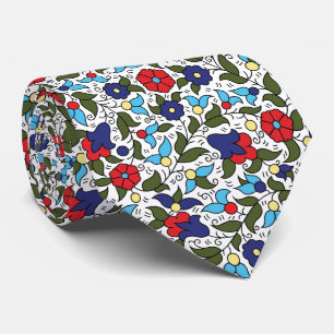 Khalil Hebron Keramik Falastini Henna Print Krawatte