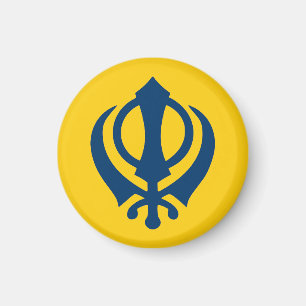Khalistan-Flagge (vorgeschlagen) Magnet
