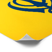 Khalistan-Flagge (vorgeschlagen) Poster (Ecke)