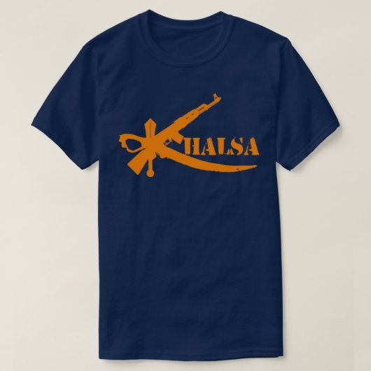 Khalsa AK 47 T-Shirt (Design vorne)