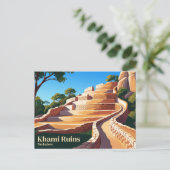 Khami-Ruinen Simbabwe Postkarte (Stehend Vorderseite)