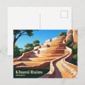 Khami-Ruinen Simbabwe Postkarte (Vorne/Hinten)
