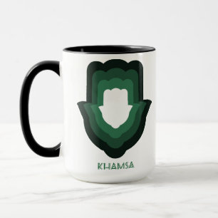 Khamsa Green Tasse