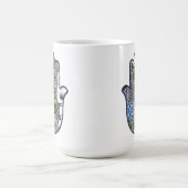 Khamsa Hand Patchwork 2 Kaffeetasse (Mittel)