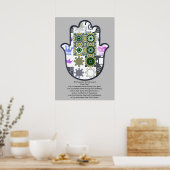 Khamsa Hand Poster Design 1 Besitzer Upscale (Küche)