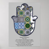 Khamsa Hand Poster Design 2 Mieter (Vorne)