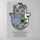Khamsa Hand Poster Design 2 Owner Upscale (Vorne)