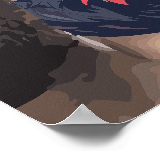 Khamzat Borz Chimaev Poster (Ecke)