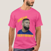 Khamzat Chimaev Borz Smech Everybody T-Shirt (Vorderseite)