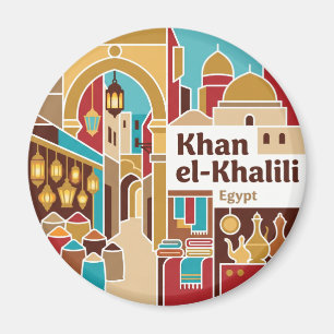 Khan el-Khalili-Basar Ägypten Magnet