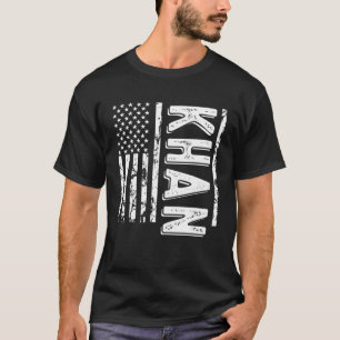 Khan Nachname Funny Surname Team Khan Familie T Sh T-Shirt